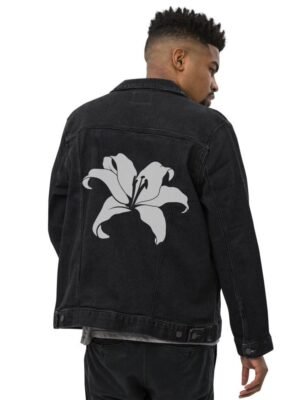 Comverses Men’s Red Giant Lily Denim Jacket
