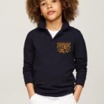 Comverses Kids Crest Black Full Sweater