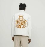 Comverses Men’s Orange Royal Creat White Parka