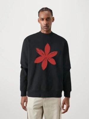 Comverses Men’s RedLily Black Full Sweater