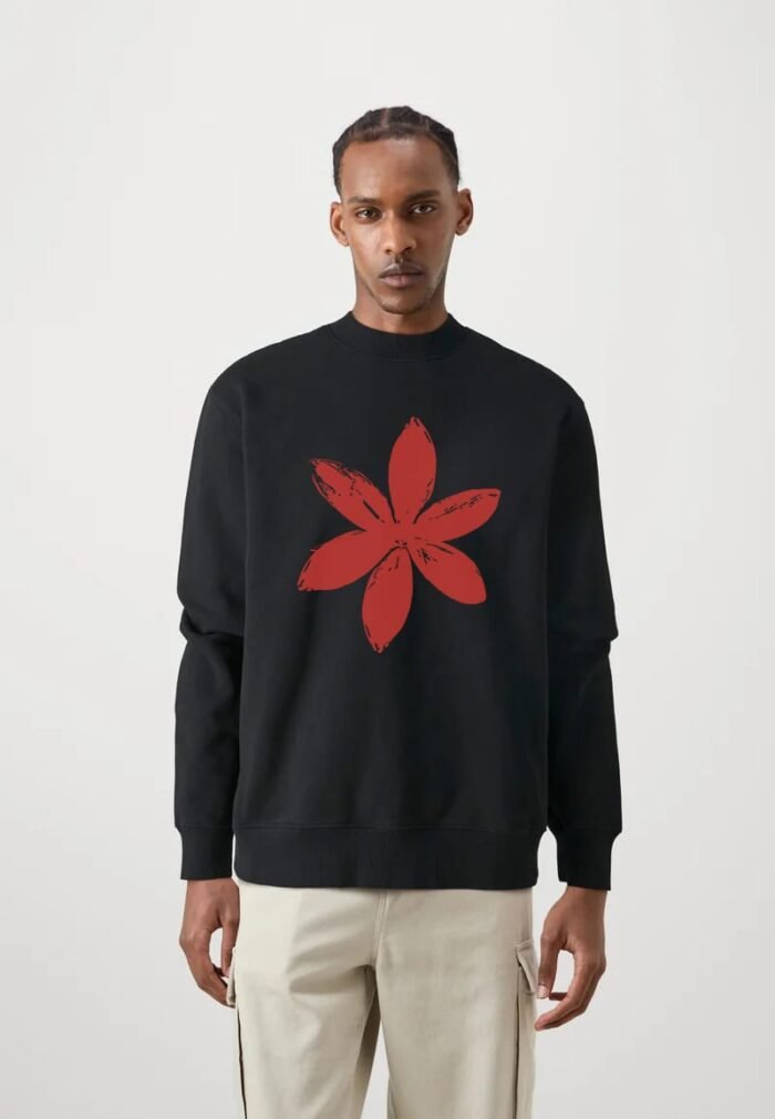 Comverses Men’s RedLily Black Full Sweater