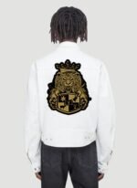 Comverses Gold Men’s Black Crest Denim Jacket