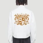 Comverses Men’s Orange Crest Denim Jacket