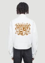 Comverses Men’s Orange Crest Denim Jacket