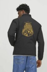 Comverses Men’s Gold Crest Black Parka