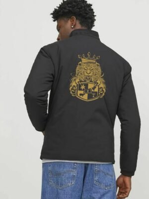 Comverses Men’s Gold Crest Black Parka