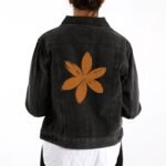 Comverses Women’s Orange Lily Denim Jacket
