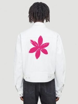 Comverses Pink Men’s Lilly Denim Jacket