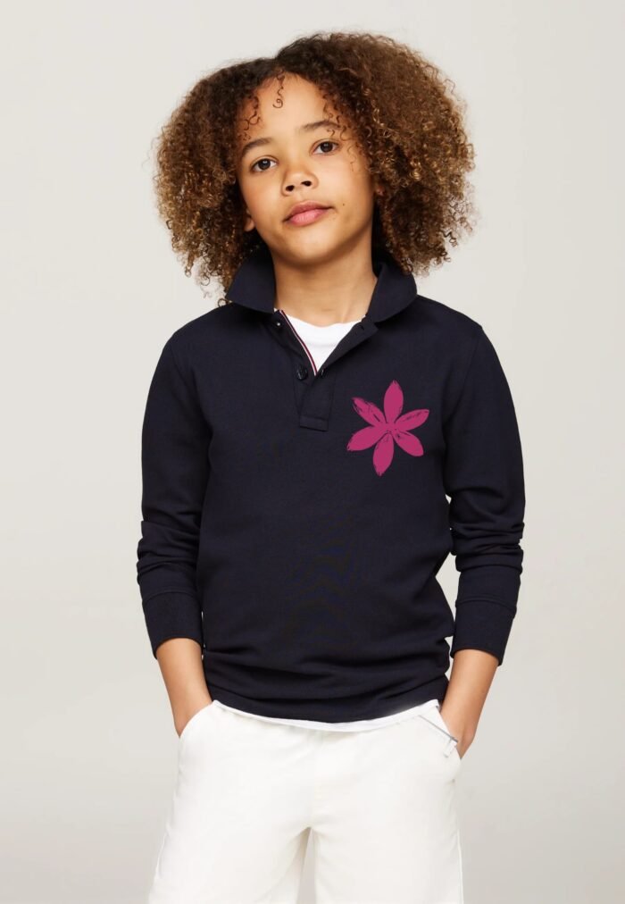 Comverses Kids Pink Lily Black Full Sweater