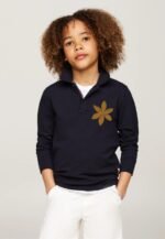 Comverses Kids Gold Lily Black Full Sweater