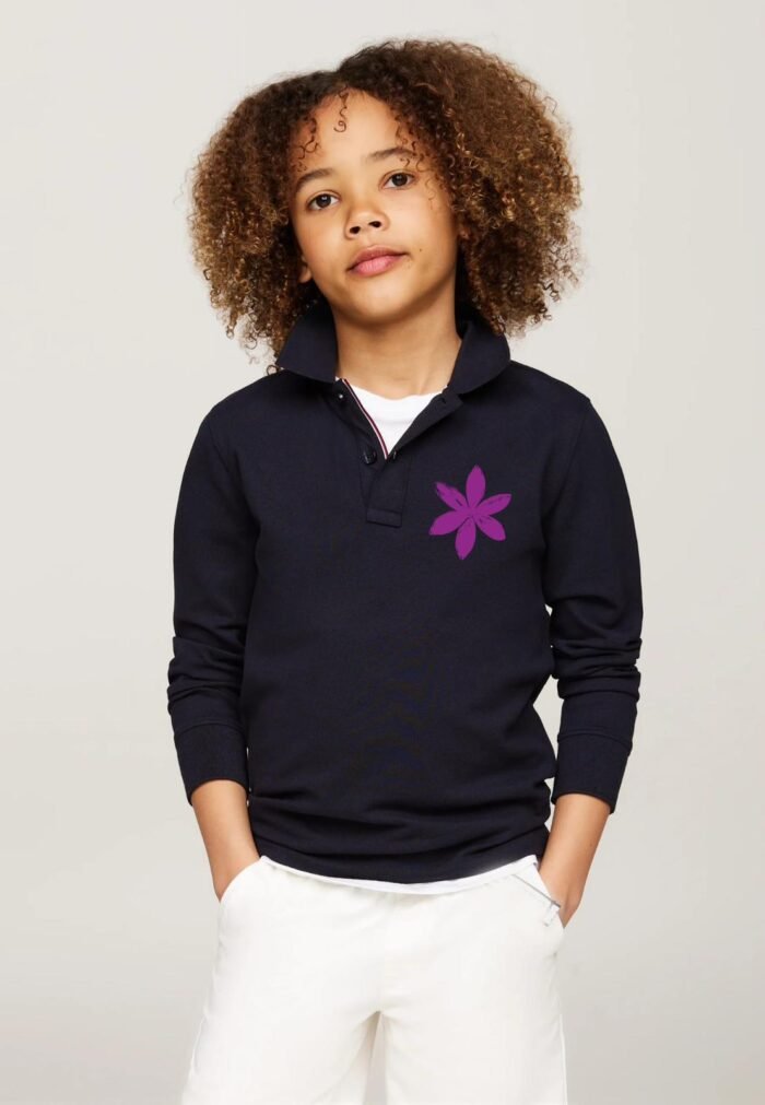 Comverses Kids Light Purple Lily Black Full Sweater