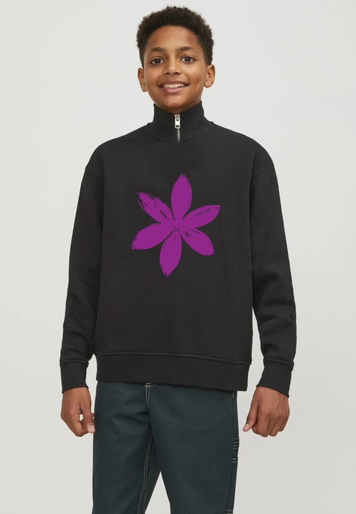 Comverses Men’s Purple Lily Sweater with Zip