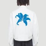 Comverses Men’s Cyan Blue Giant Lilly Denim Jacket