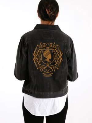 Comverses Women Crest Black Denim Jacket
