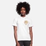 Comverses Girls Women Orange Crest White Short Sleeves