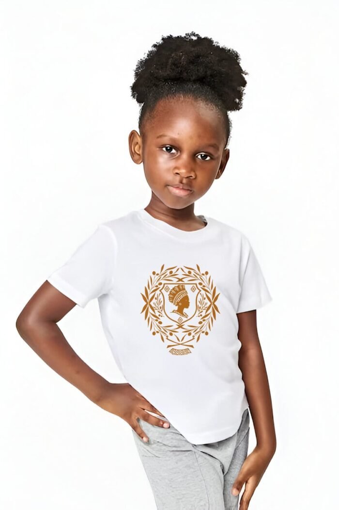 Comverses Kid's Orange Crest White T Shirt