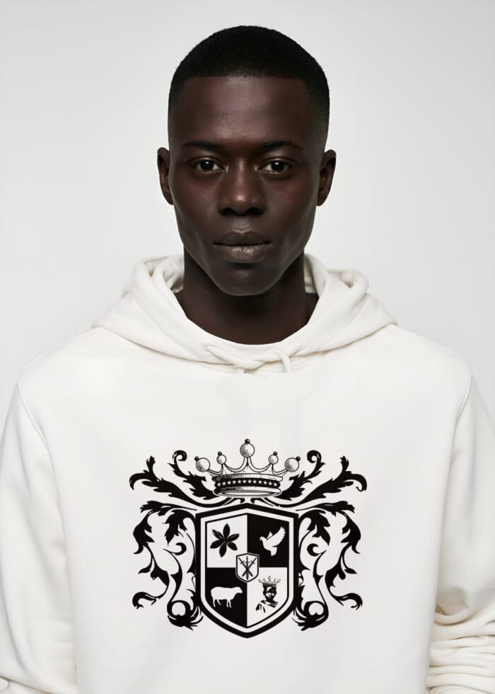 Comverses Men Black Crest Hoodie