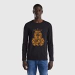 Comverses Men’s Royal Crest Black Full Sleeve Shirt