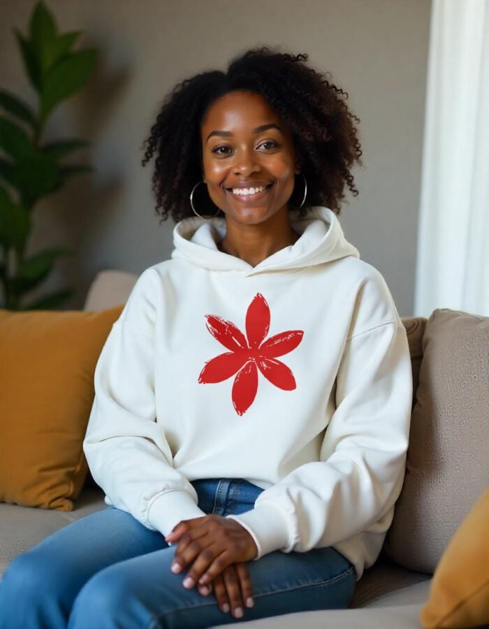 Comverses Women Red Lily Hoodie