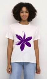 Comverses Women’s Purple Lily White T-shirt