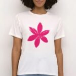 Comverses Women’s Pink Lily White T-shirt