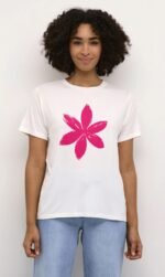 Comverses Women’s Pink Lily White T-shirt