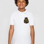Comverses Boys Royal Crest White Short Sleeves