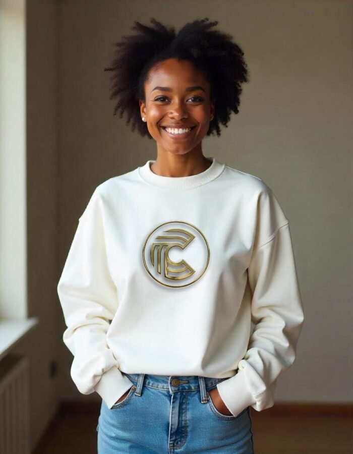Comverses Logo Women White Sweater