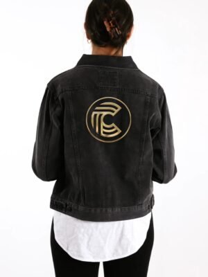 Comverses Logo Women’s Black Denim Jacket