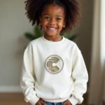 Comverses Logo Girls White Sweater