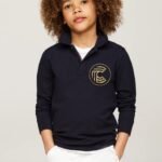 Comverses Logo Girls Black Sweater