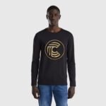 Comverses Logo Mens Black Full Sleeve