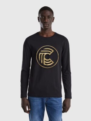 Comverses Logo Mens Black Full Sleeve