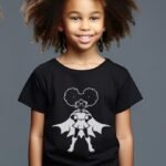 Comverses Girl Design with Black T Shirt