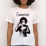 Comverses Girl Design with White T Shirt
