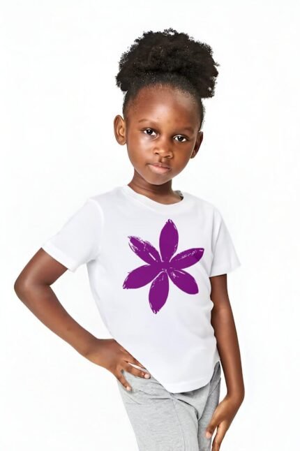 Comverses Girl’s Light Purple Lily White T-shirt