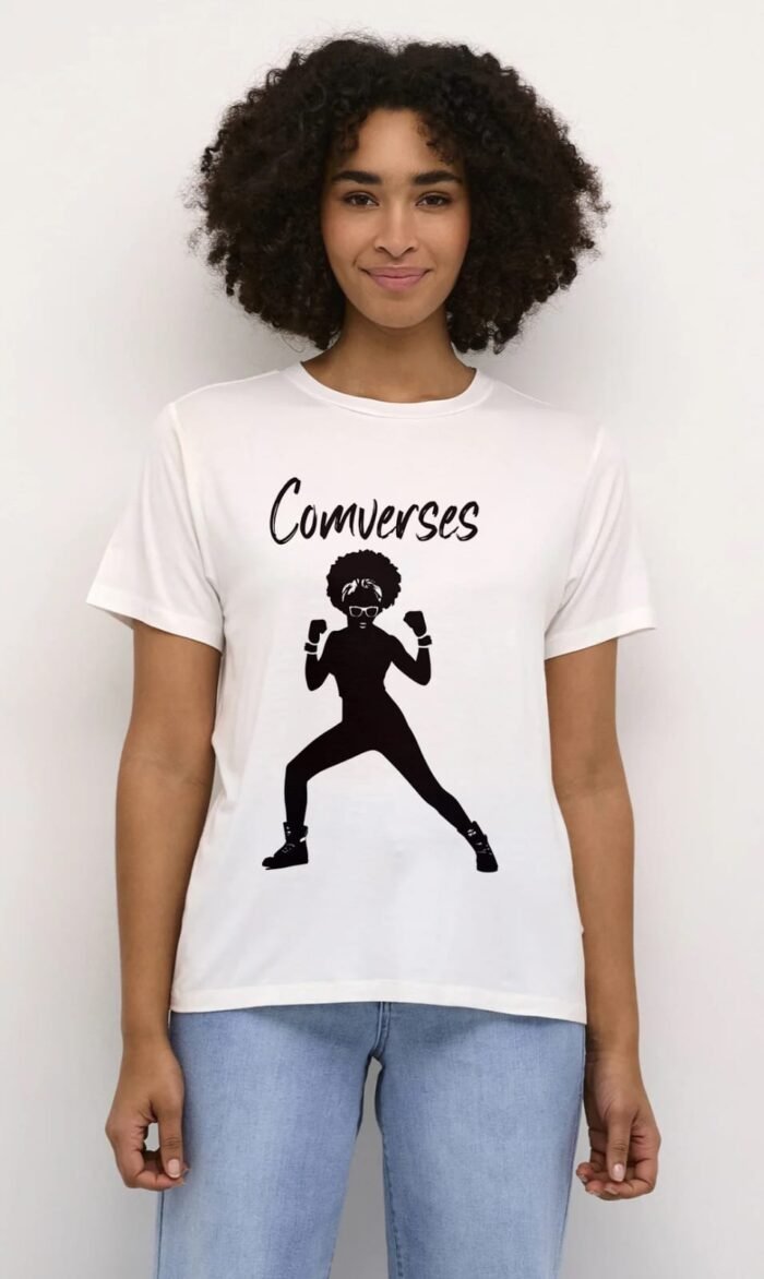 Comverses Girls Why I Oughta Design on White T Shirt
