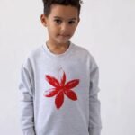Comverses Kids Red Lily Black Full Sweater