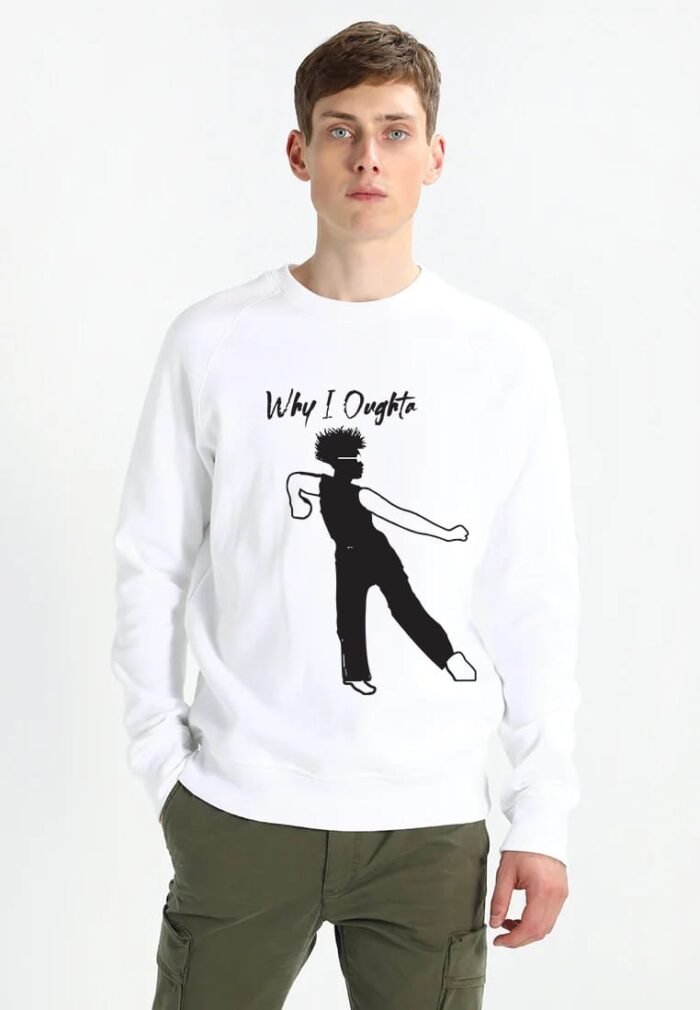 Comverses Men Why I Oughta Design White Sweater
