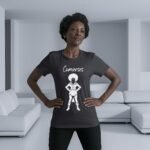 Comverses Womens Design with Black T Shirt