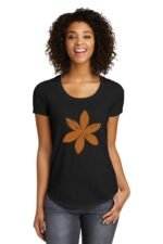 Comverses Women’s Orange Lily Black T-shirt
