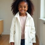 Comverses Girls Design White Parka
