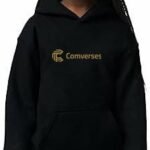 Comverses Girls Design Black Hoodie