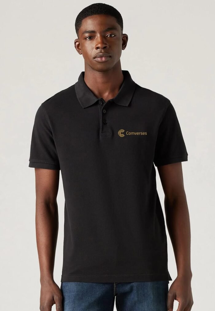Comverses Men Design with Black Short Sleeve