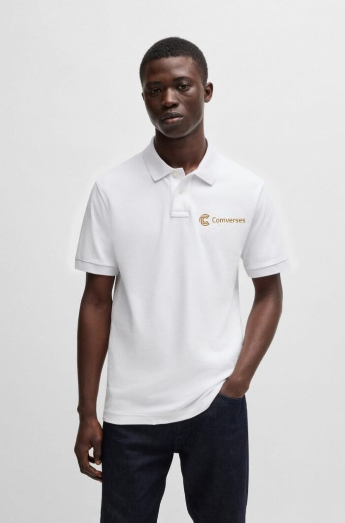 Comverses Men Design with White Short Sleeve