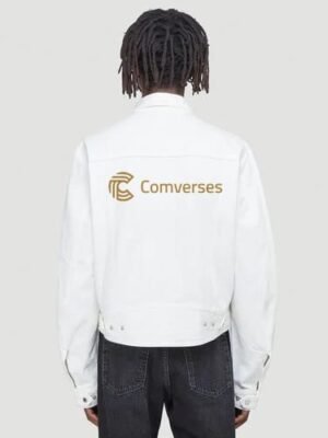 Comverses Men’s White Denim Jacket