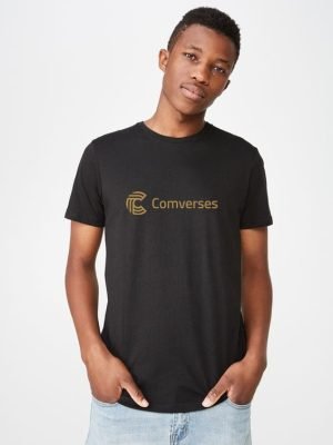 Comverses Men Design with Black T Shirt