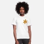 Comverses Light Orange Girls Gold Lily Flower White Short Sleeves