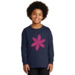 Comverses Boy’s Pink Lily Black Full Sleeve Shirt