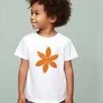 Comverses Boy’s Orange Lily White T-shirt